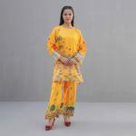 Sunshine Yellow Digital Print Co-Ord Set