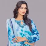 Lavender Haze Raw Silk Tunic with Geometric Silver Embellishments
