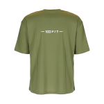 100Fit Premium Olive Green Casual T-Shirt