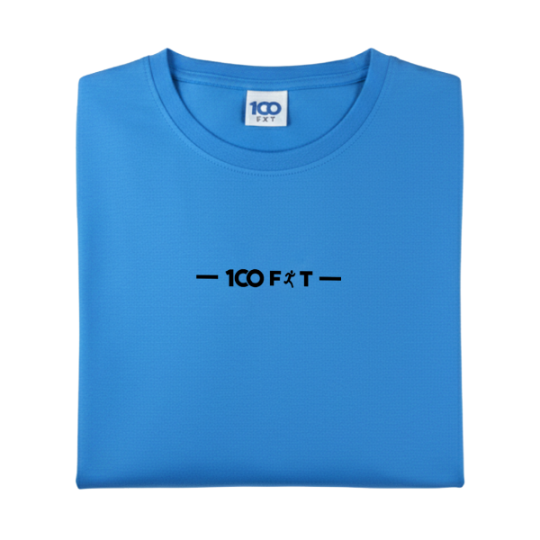 100 Fit Original Blue T Shirt