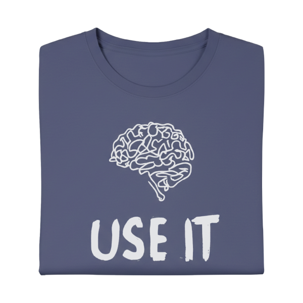 100Fit Use It Brain Print T-Shirt