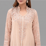 Manahil Embroidered Peach  Festive Anarkali Set