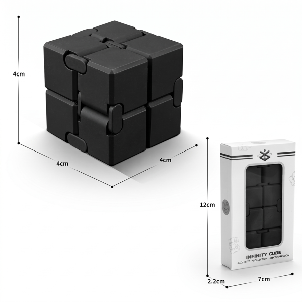 Unlimited Rubik's Cube Varied Decompression Artifact Adult Decompression Metal Alloy Cube Finger Toy
