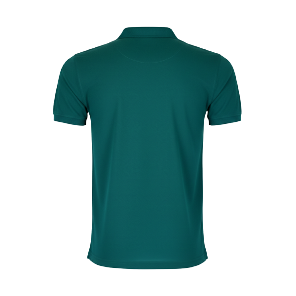 Dark Green 100Fit Zipper Polo T-Shirt