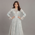 Mint Green Embroidered Suit