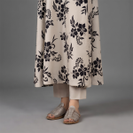 Beige Floral Maxi