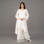 Ivory Grace Embroidered Kurta Set