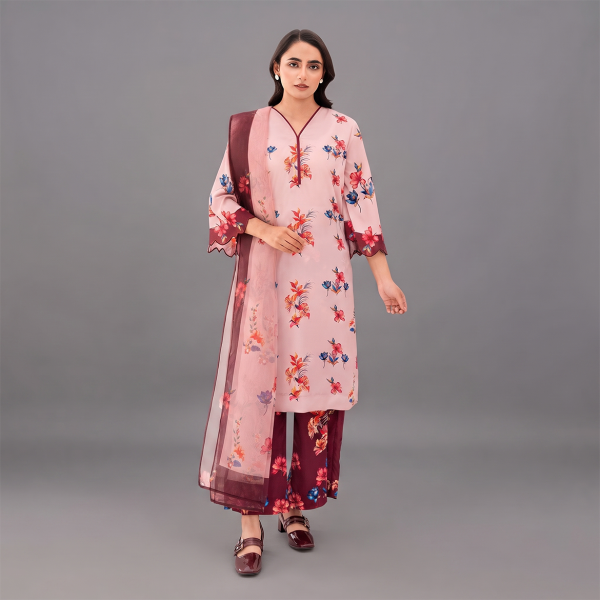 Blush Bloom Floral 3-Piece Suit