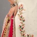 Off-White Embroidered Kurta Set