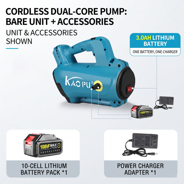 Portable Car Washing Machine Lithium electric dual-core water pump farm agricultural irrigation watering vegetables household outdoor high-pressure water pump