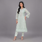 Mint Whisper Embroidered Luxury