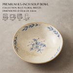 Vintage Japanese-Style Underglaze Color High-Value Bowl and Plate Set Ceramic Tableware for Home Use Bowls Plates Dishes Breakfast Plates