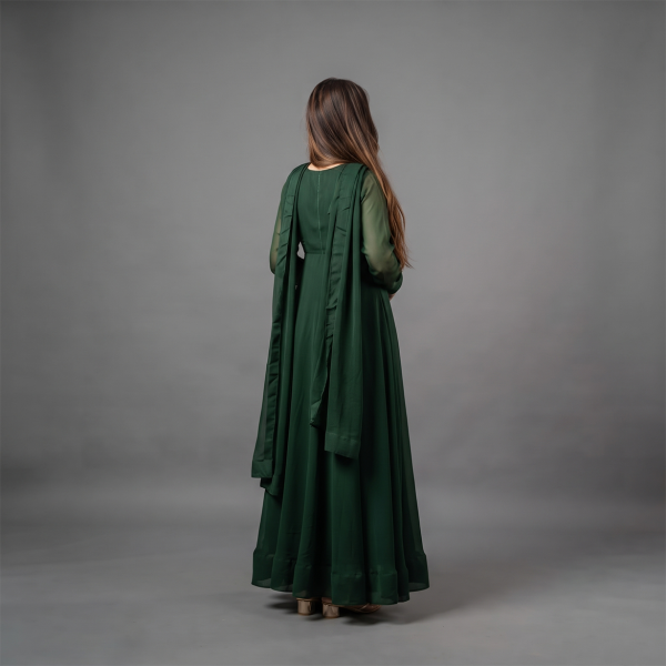 Emerald Serenity Flared Suit