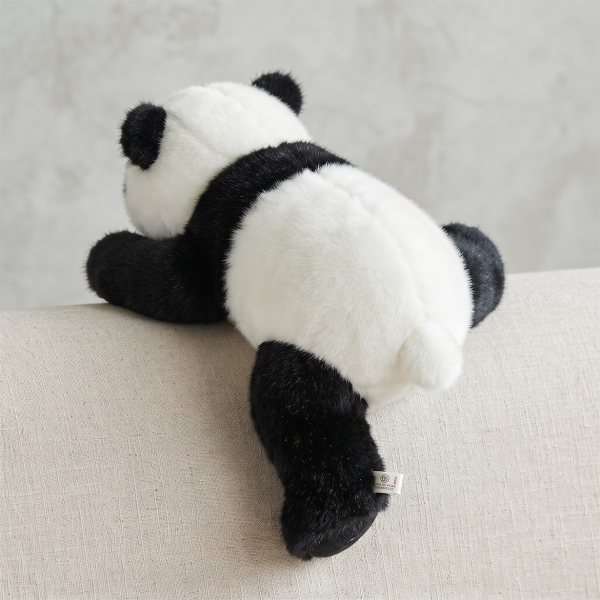 Simulation Giant Panda Doll Raccoon Lying Lying Panda Cat Doll Plush Toy Children's Gift