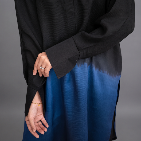Midnight Ombré V-Neck Tunic Set
