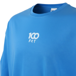 Blue 100Fit Excuses Don't Burn Calories T-Shirt