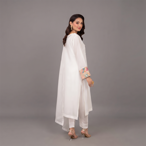 Ivory Blossom Embroidered 3-Piece Suit
