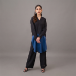 Midnight Ombré V-Neck Tunic Set