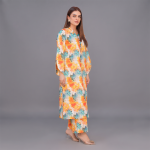 Autumn Bloom Printed Kurta Set