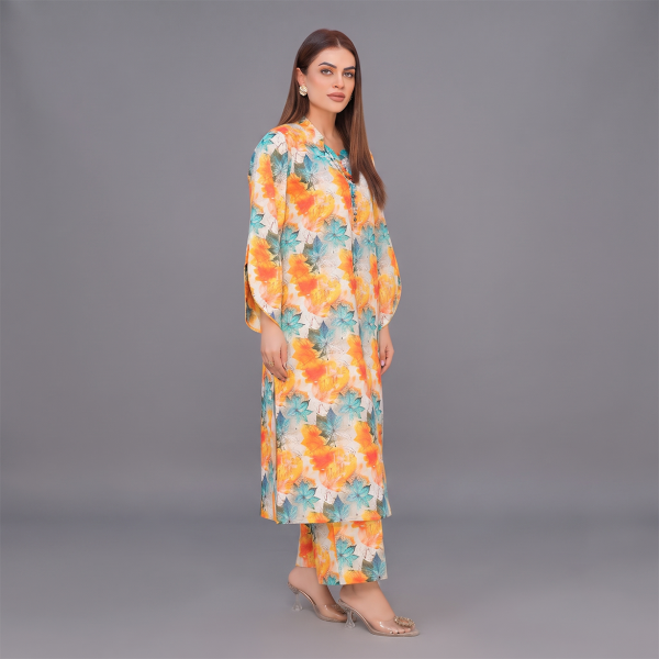 Autumn Bloom Printed Kurta Set