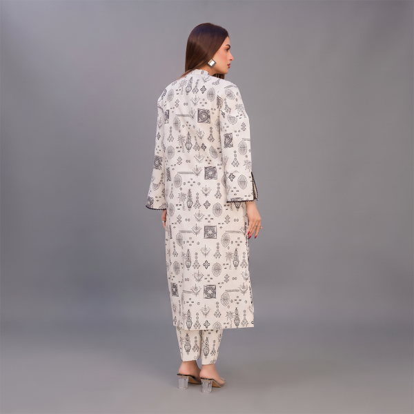 Ivory Noir Printed Co-Ord Set