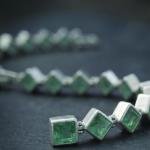 Orenoor Emerald Geometric Bracelet