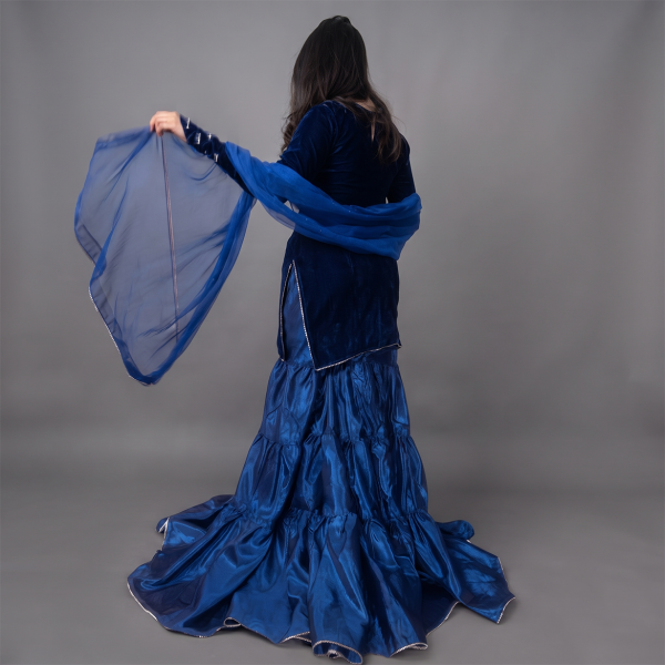 Royal Blue Velvet Suit