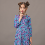 Azure Blossom Printed Kurta & Trouser