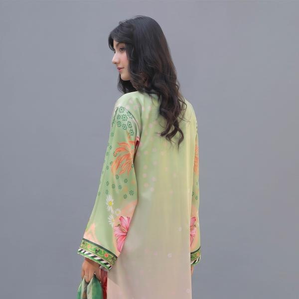 Pistachio Bloom Digital Print Lawn Suit