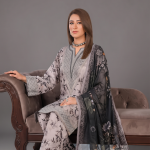 Moonstone Garden Printed 3-Piece Suit
