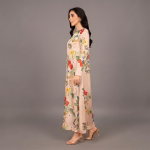 Floral Embroidered Tunic and Dupatta Set