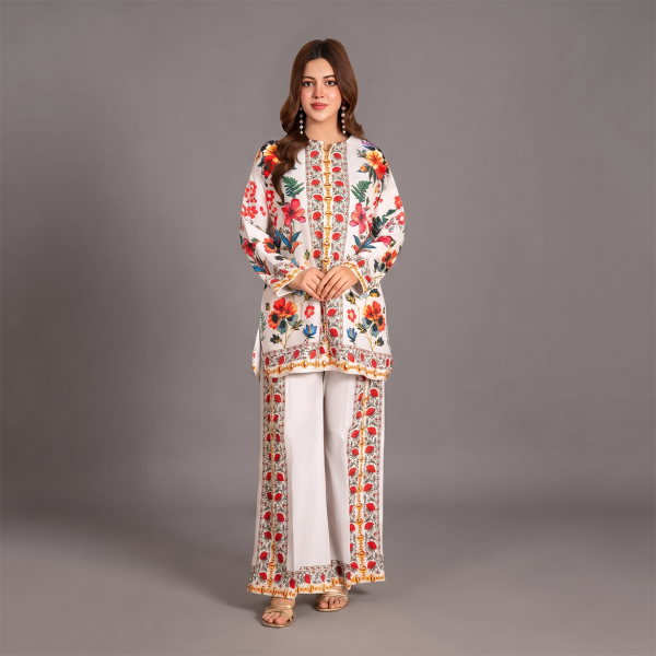 Ivory Garden Printed Co-Ord Set