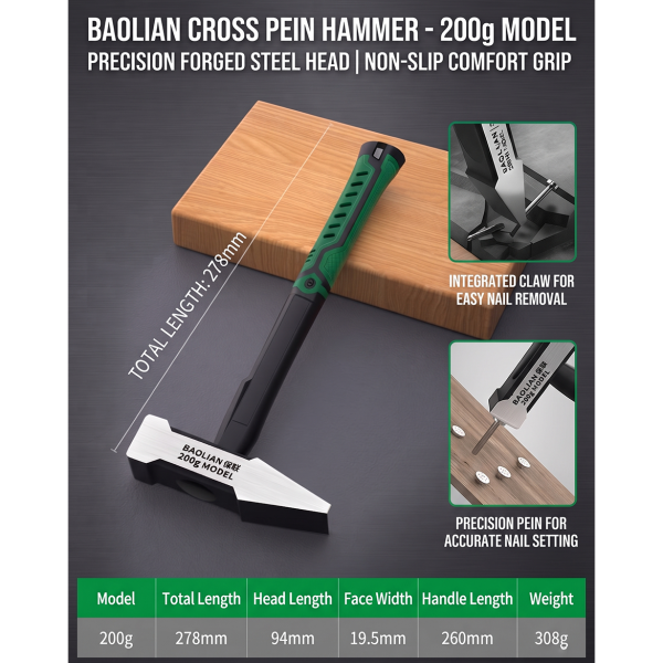 Fitter Hammer Duckbill Hammer Small Hammer Sheet Metal Hammer Electrical Hammer Electric Welding Hammer