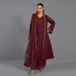 Ethereal Teal Embroidered Ensemble with Coordinating Dupatta