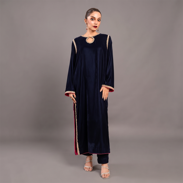 Midnight Elegance Velvet Suit