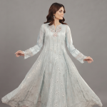 Mint Green Embroidered Suit