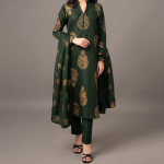Emerald Royale Printed Kurta Set