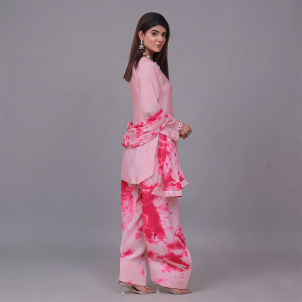 Blush Tie-Dye Elegance 3-Piece