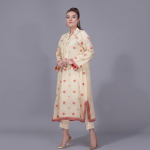 Seafoam Serenity Embroidered Silk Set