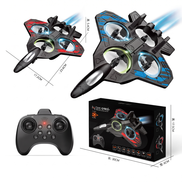 Cross-border 4DRC remote control aircraft V32 fall-resistant four-axis fighter toy glider aircraft hover foam drone