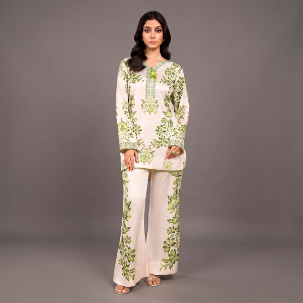 Ivory Verdant Bloom Suit
