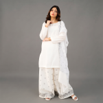 Ivory Grace Embroidered Kurta Set