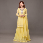 Sunshine Yellow Embellished Suit