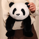 Simulation Giant Panda Doll Raccoon Lying Lying Panda Cat Doll Plush Toy Children's Gift