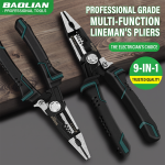 Wire pliers 9-in -1 multi-function wire stripping pliers wire cutting pliers for electrician pliers wire stripping artifact