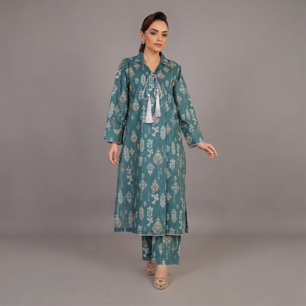 Sage Whisper Printed Co-Ord Set