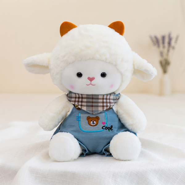 New Cute Morning and Evening Little Woolen Plush Toys, Trendy Dolls, Girls' Sleeping Pillows, Doll Gifts