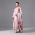Blush Floral Elegance Printed Lawn Suit