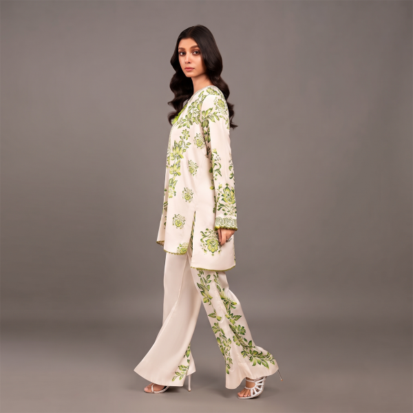Ivory Verdant Bloom Suit