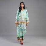 Mint Lagoon Printed Lawn Suit
